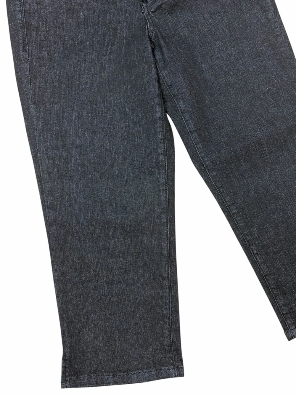 Ruby Rd Black Denim Stretch Waist Cropped Pants Size 6